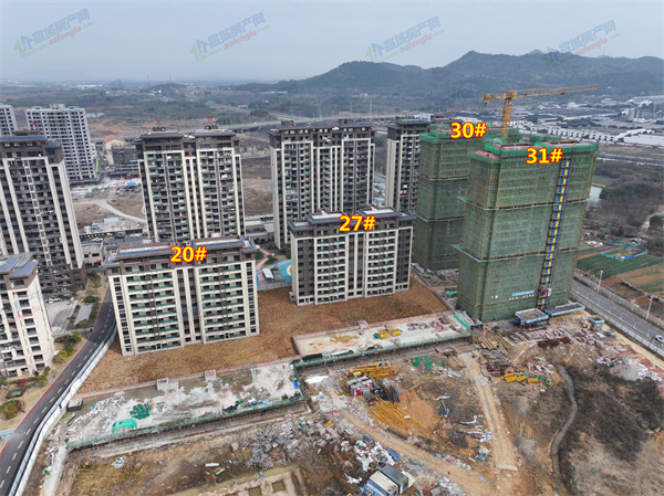 【晟荣天境】2月份工程进度 30#、31#楼内部施工中